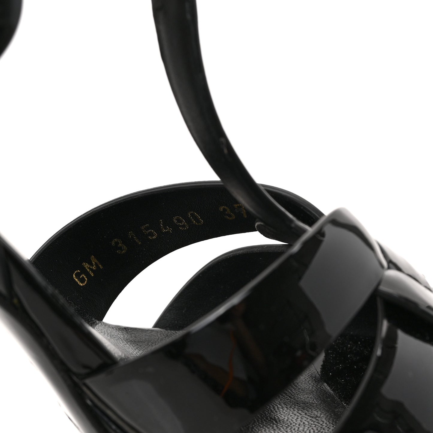 Patent Tribute 75 Platform Sandals 37.5 Black