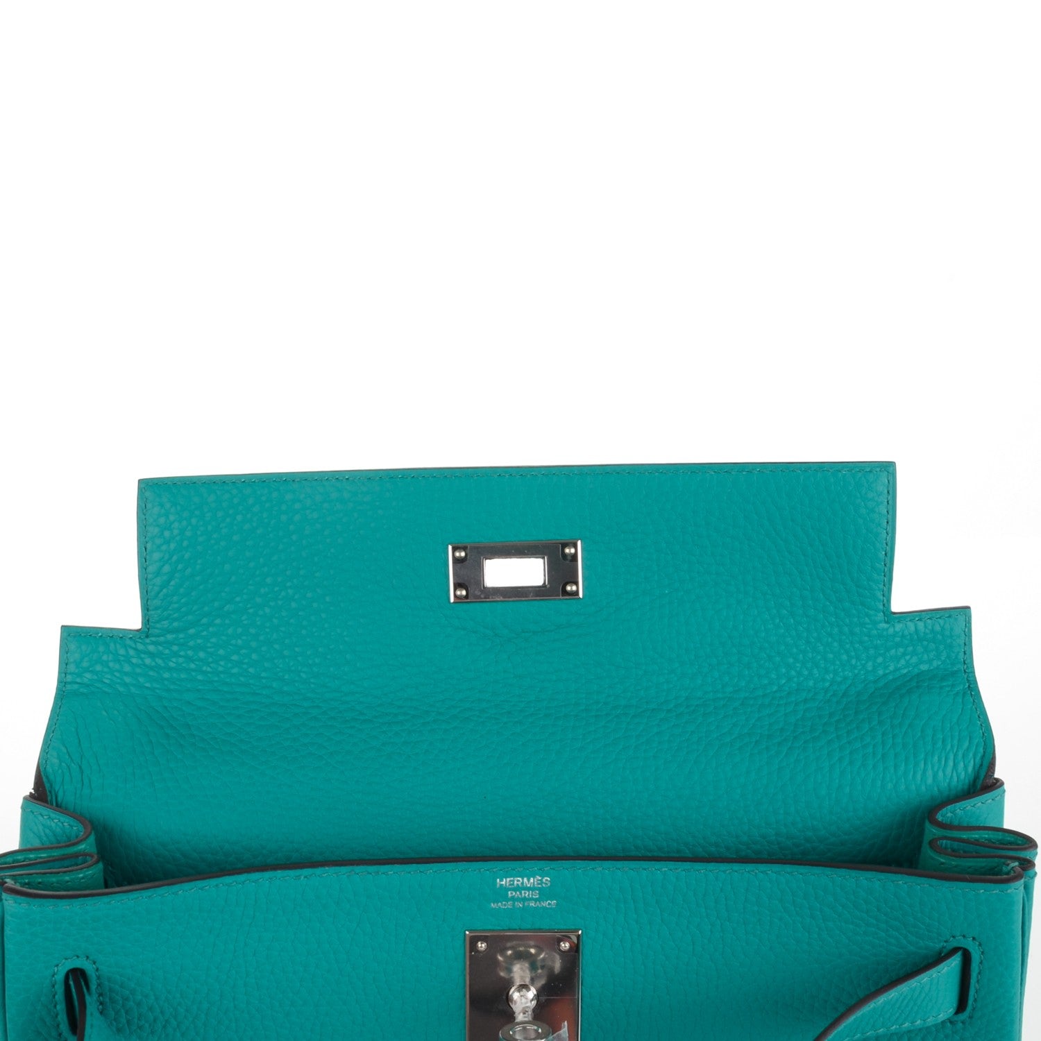 Hermes Taurillon Clemence Kelly Retourne 28 Bleu Paon 16 of 26