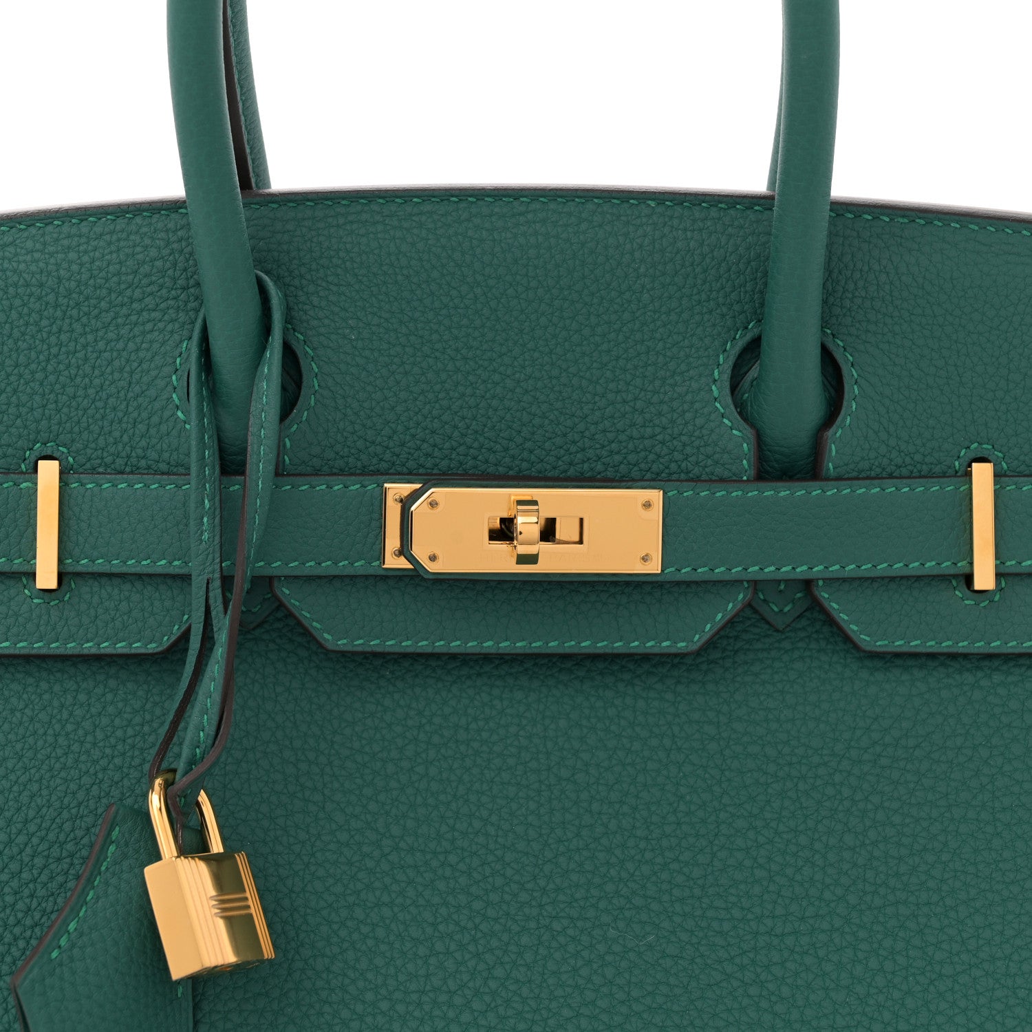 Hermes Togo Birkin 30 Malachite 8 of 12