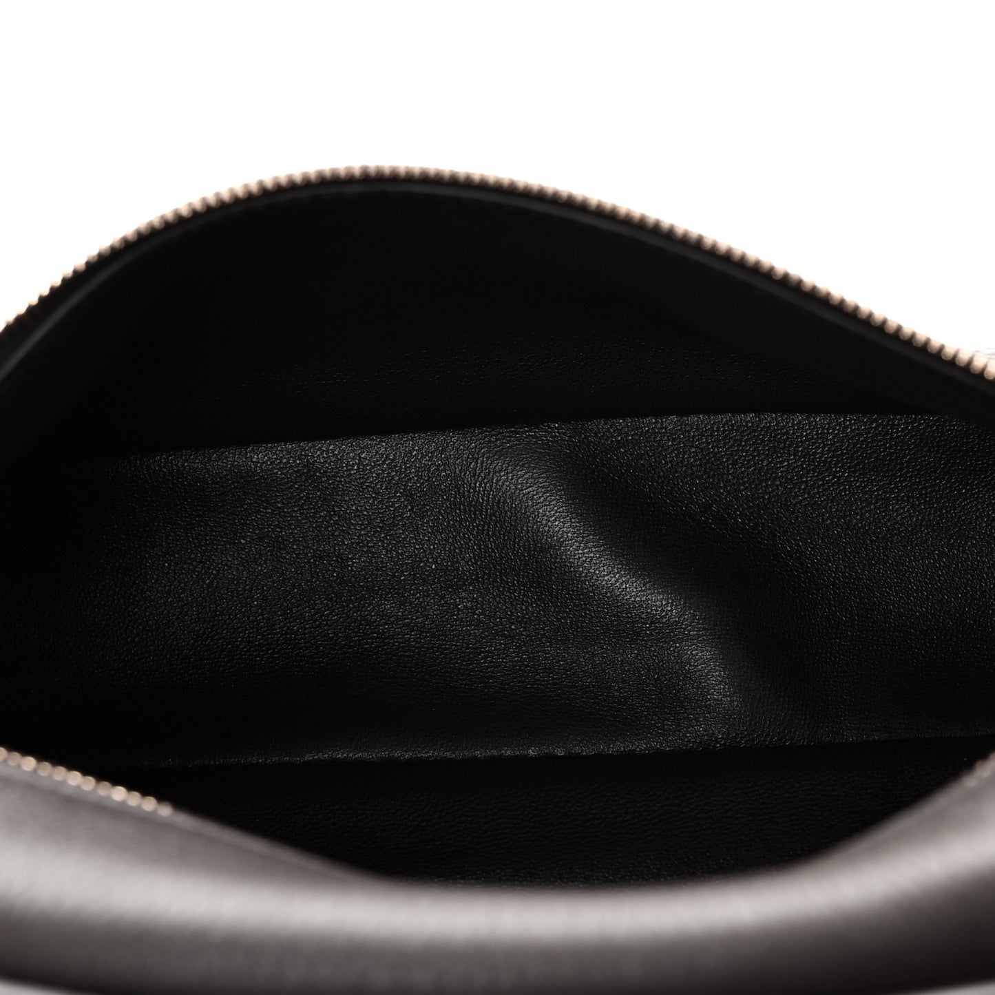 Grained Calfskin L19 Extra Pocket Pouch Dark Chocolate Liquorice