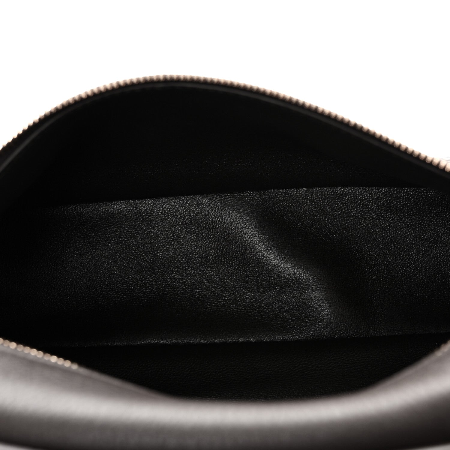 Loro Piana Grained Calfskin L19 Extra Pocket Pouch Dark Chocolate Liquorice 5 of 10