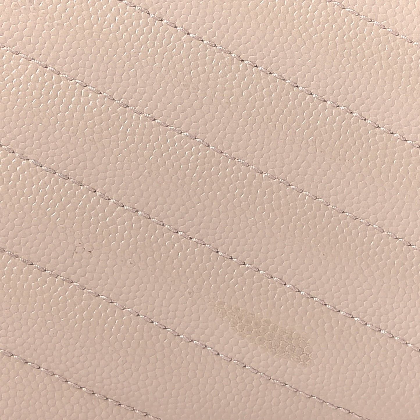 Grain De Poudre Matelasse Chevron Monogram Chain Wallet Nude Powder
