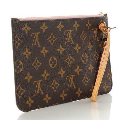 Louis Vuitton Monogram Neverfull MM GM Pochette Rose Ballerine 3 of 8