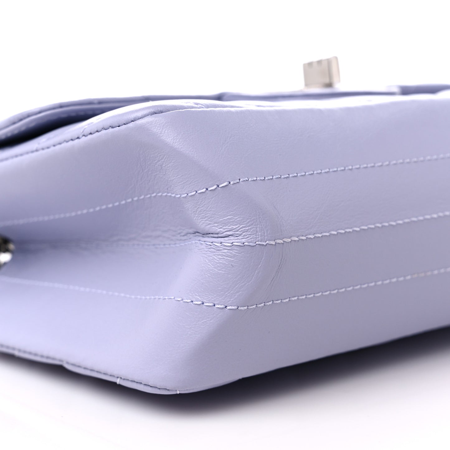 Aged Calfskin Chevron Quilted 2.55 Reissue Mini Flap Light Purple