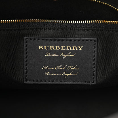 Burberry Grainy Calfskin House Check Small Banner Tote Pale Orchid 8 of 13