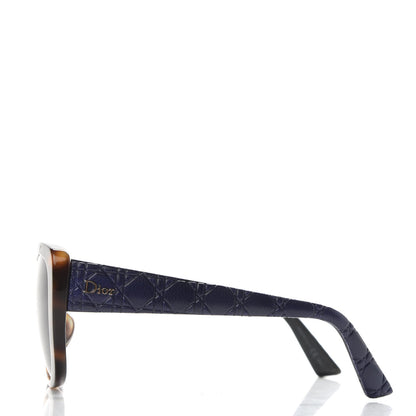 Christian Dior Cannage Dior Lady 2R Sunglasses Havana Blue 3 of 7
