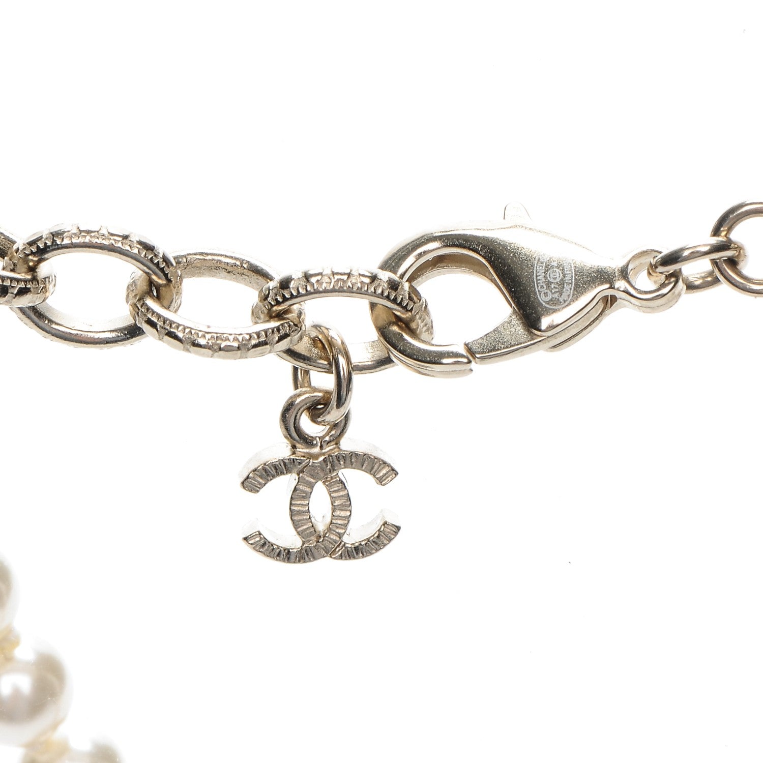Chanel Pearl CC Bracelet Gold 6 of 7