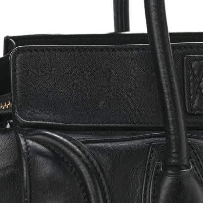 Celine Smooth Calfskin Mini Luggage Black 13 of 16