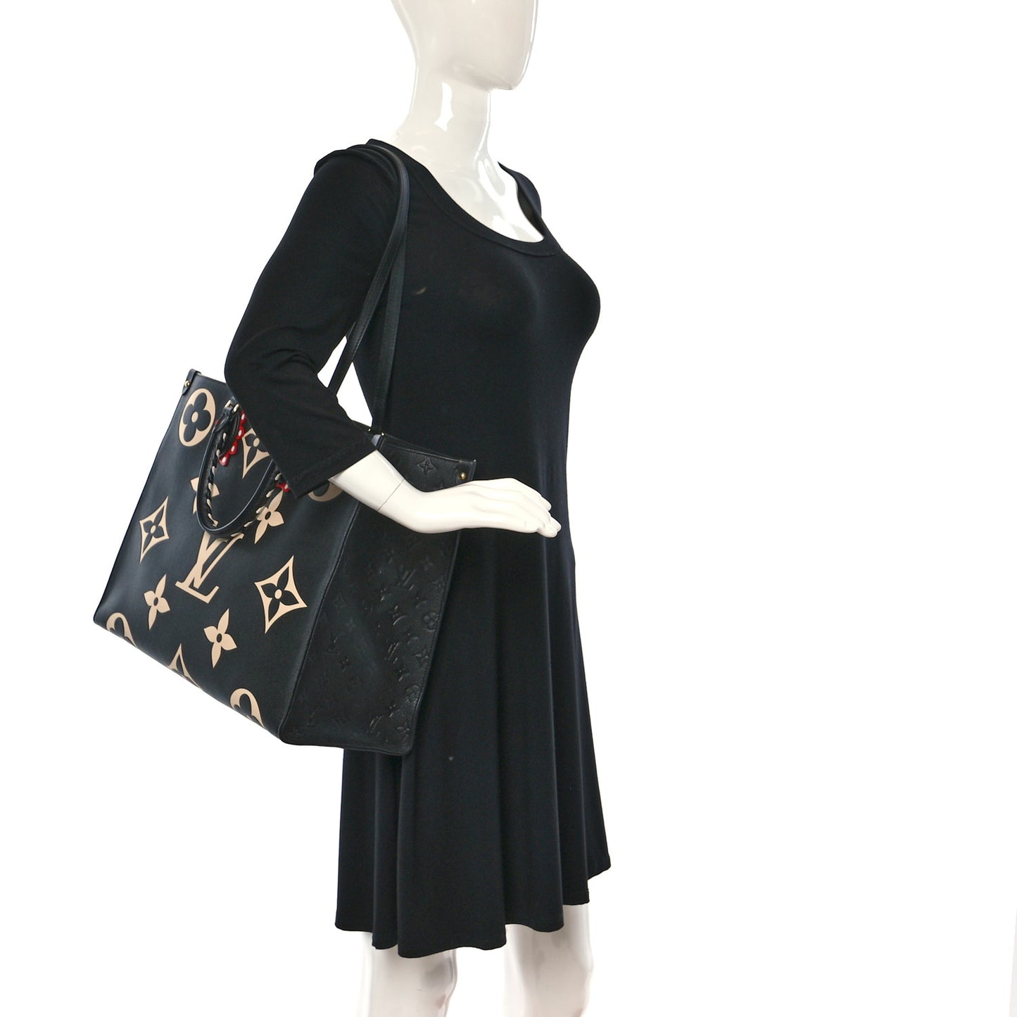 Empreinte Monogram Giant Crafty Onthego GM Black Creme