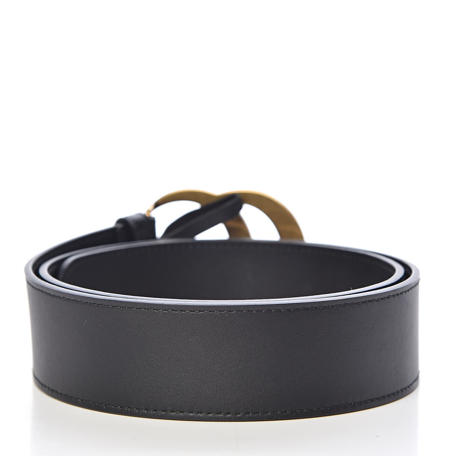 Gucci Calfskin Double G 40mm Belt 80 32 Black 3 of 7