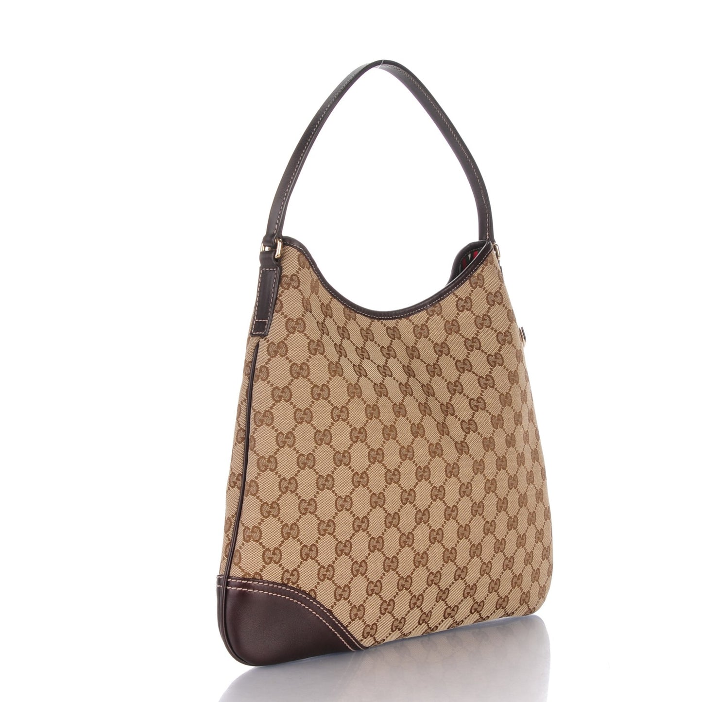 Monogram Medium New Britt Hobo Dark Brown