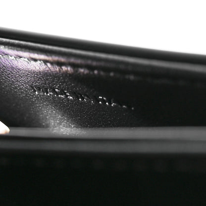Celine Shiny Calfskin Triomphe Mini Besace Clea Black 6 of 10