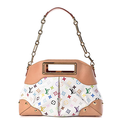 Louis Vuitton Monogram Multicolor Judy MM White 1 of 12