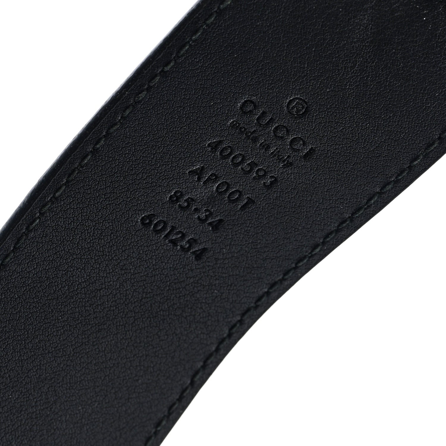 Gucci Calfskin Double G 40mm Belt 85 34 Black 3 of 4