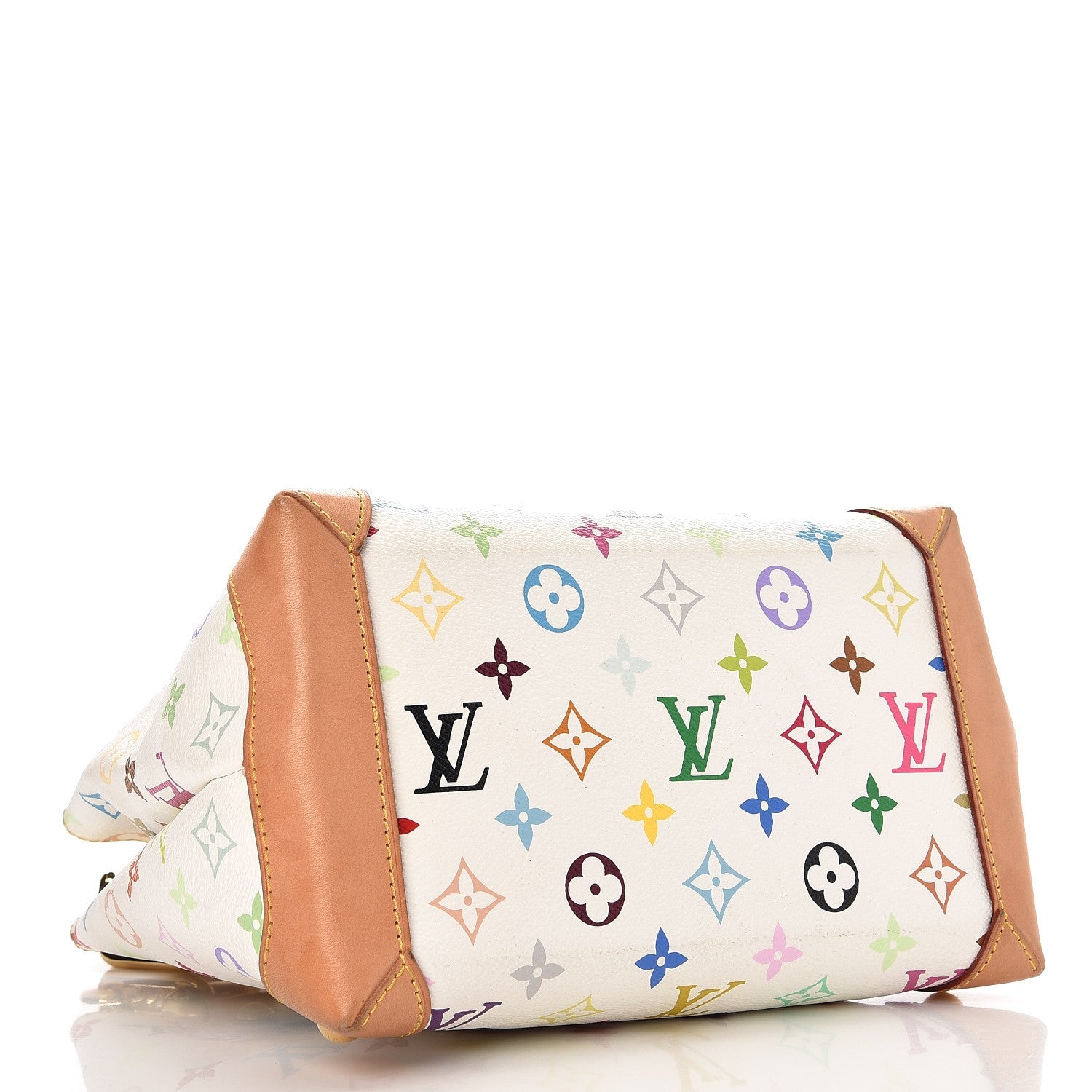 Louis Vuitton Monogram Multicolor Audra White 4 of 12