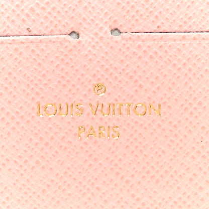 Louis Vuitton Damier Azur Clemence Wallet Rose Ballerine 8 of 12