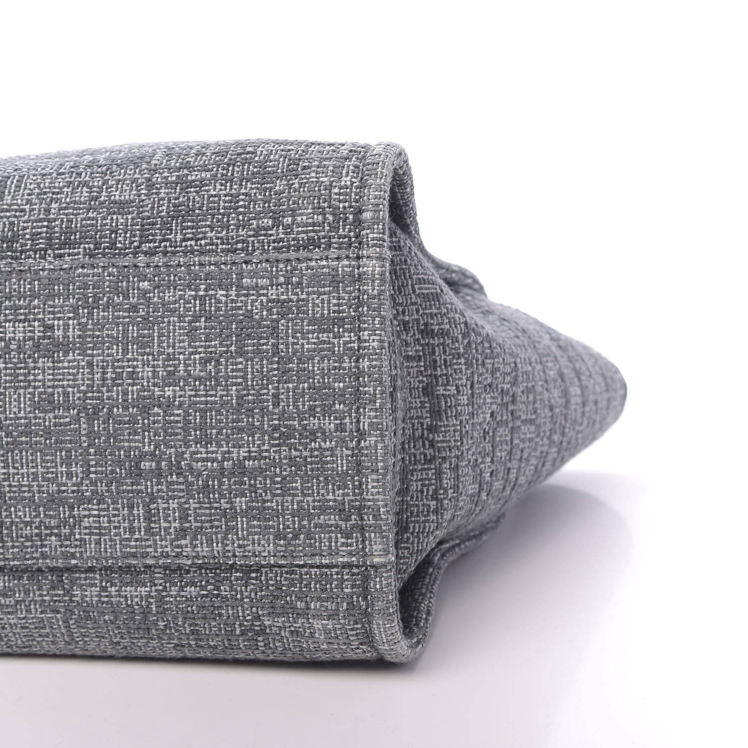 Chanel Canvas Medium Deauville Tote Charcoal 9 of 9