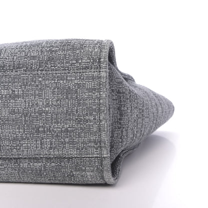 Chanel Canvas Medium Deauville Tote Charcoal 9 of 9