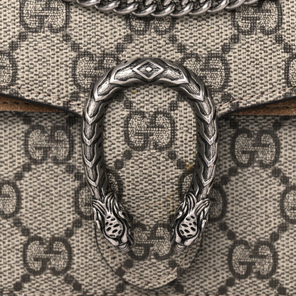 Gucci GG Supreme Monogram Super Mini Dionysus Shoulder Bag Taupe 10 of 11
