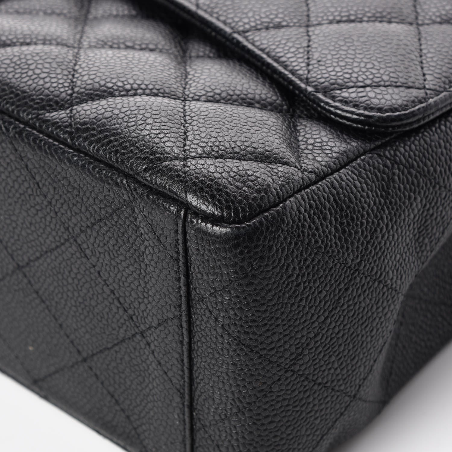 Chanel Caviar Quilted Maxi Single Flap Black 10 of 13