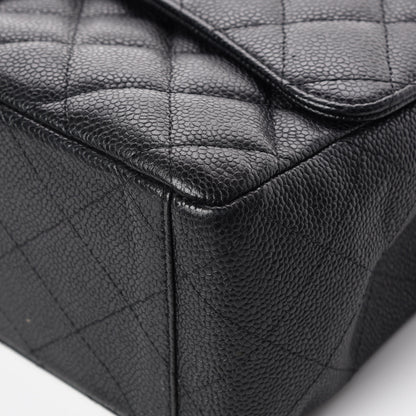 Chanel Caviar Quilted Maxi Single Flap Black 10 of 13