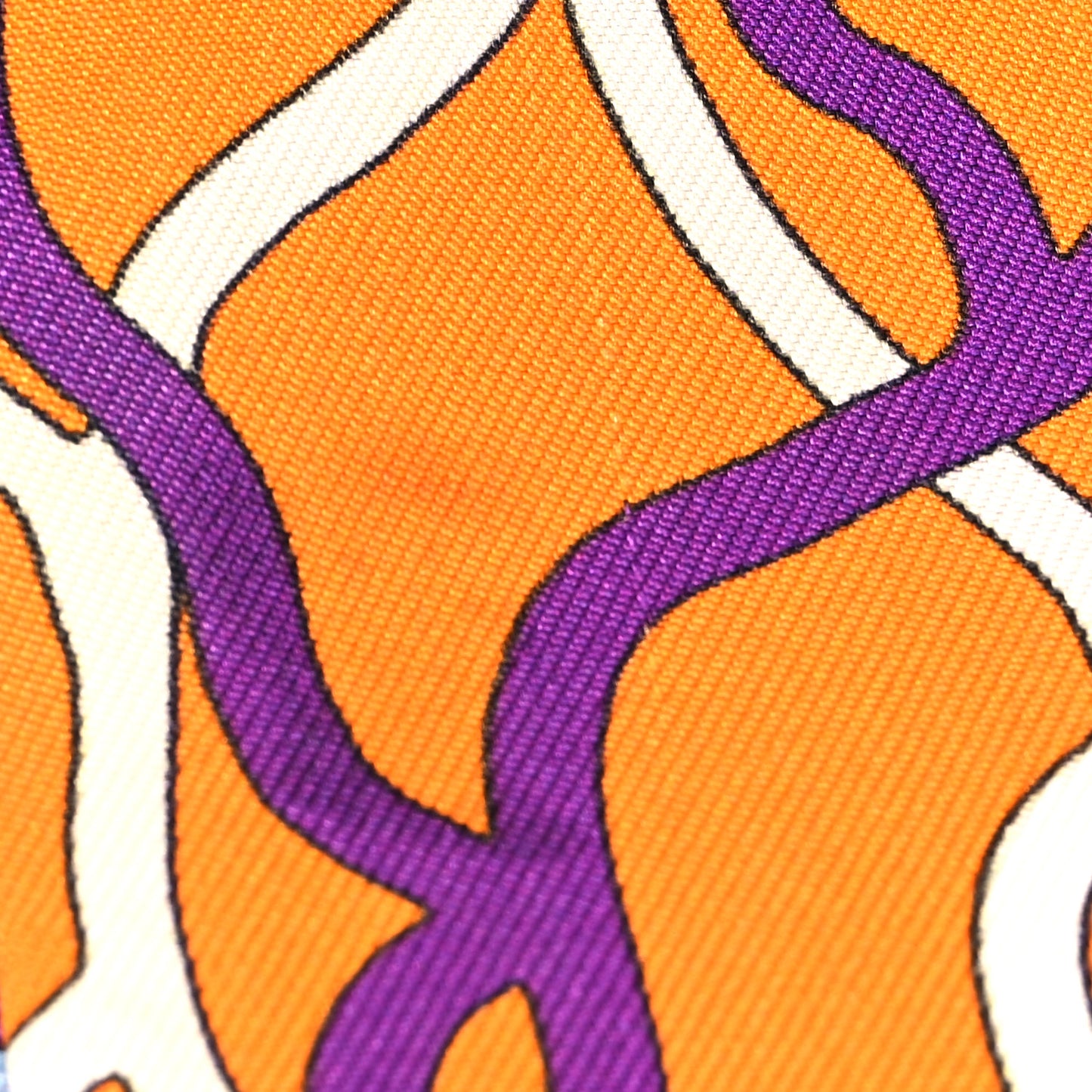 Silk Ballet Aquatique Twilly Rouge Orange Ciel