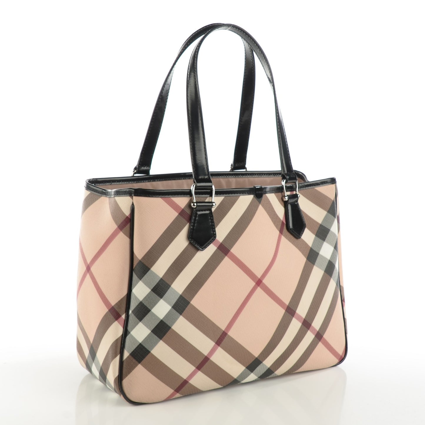 Nova Check Medium Tote Black