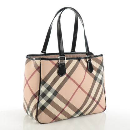 Burberry Nova Check Medium Tote Black 3 of 8