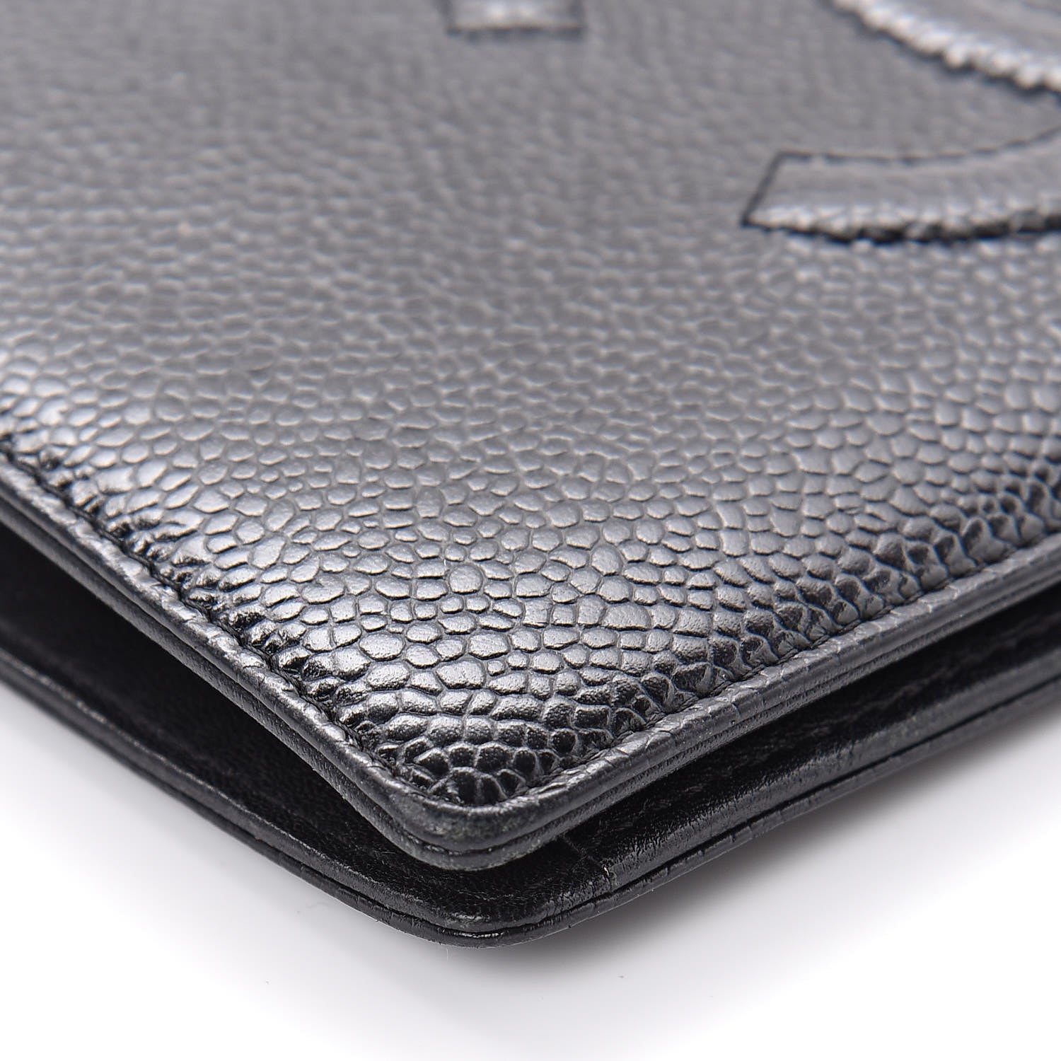 Chanel Caviar Timeless CC Yen Wallet Black 10 of 13