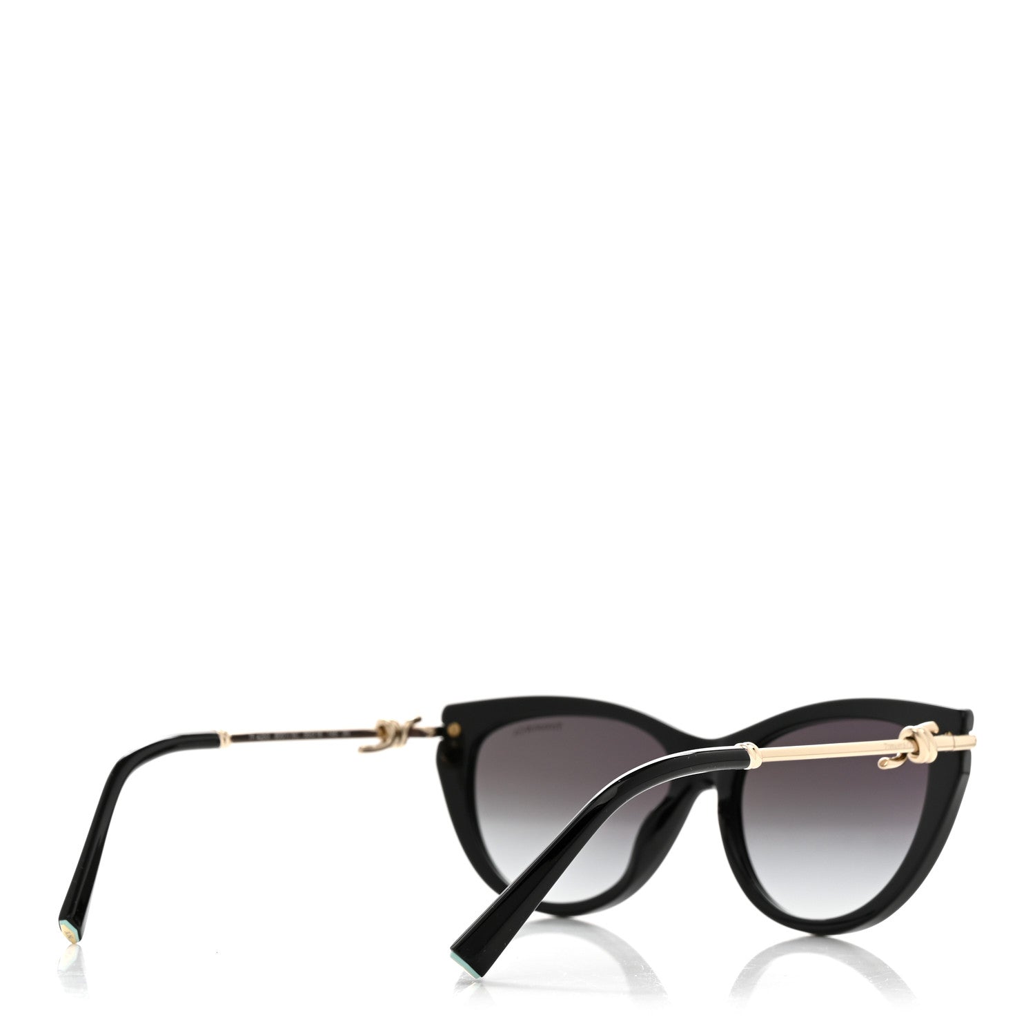Tiffany Acetate Cat Eye Sunglasses TF4253 Black 4 of 7
