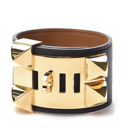 Hermes Box Collier de Chien CDC Bracelet S Chocolate 3 of 5