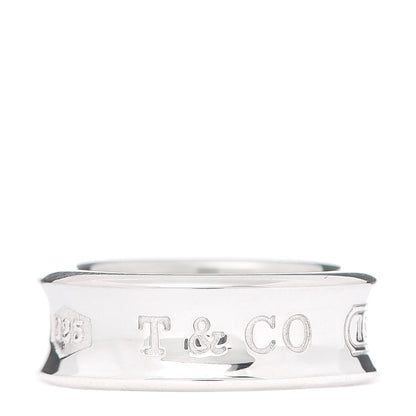 Tiffany Sterling Silver 1837 Band Ring 50 5.25 1 of 5
