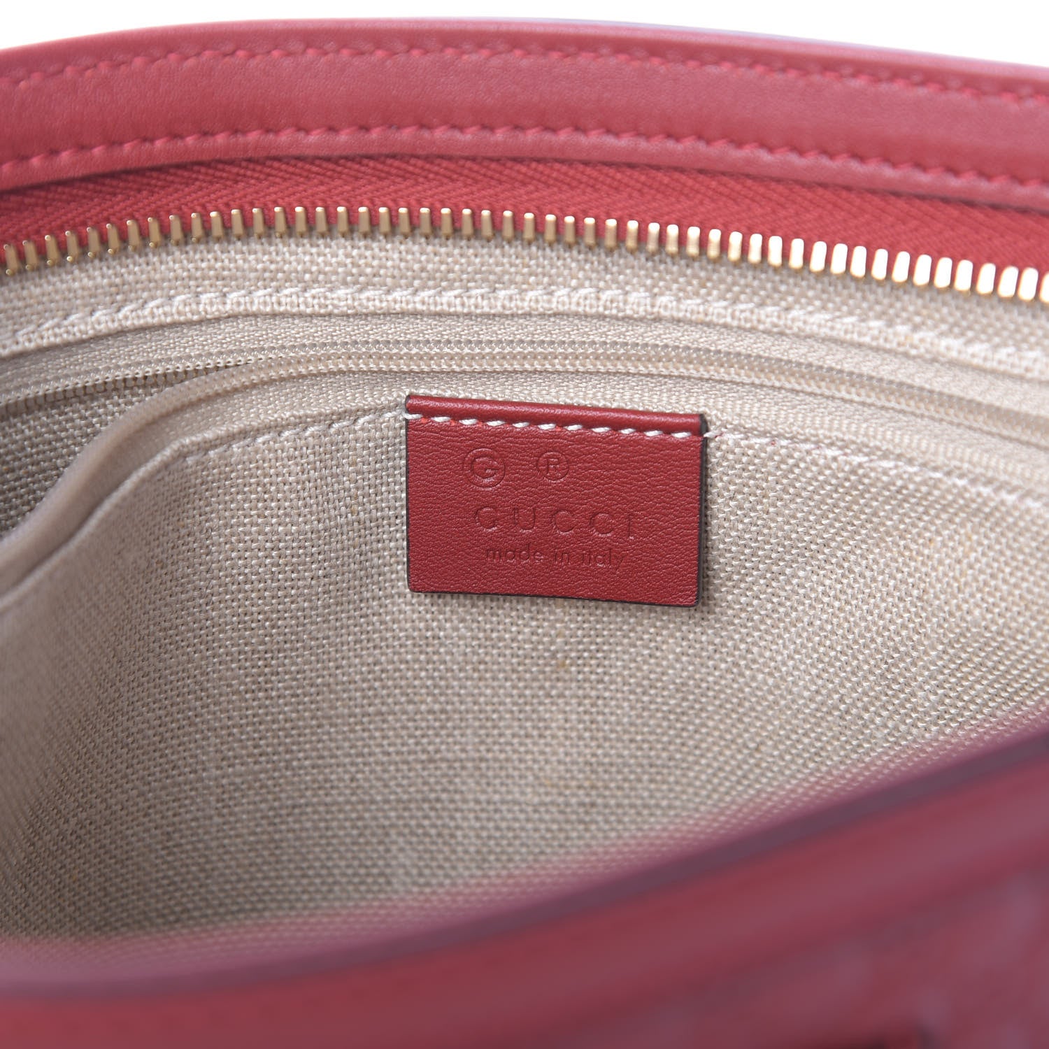 Gucci Microguccissima Flat Crossbody Red 6 of 10