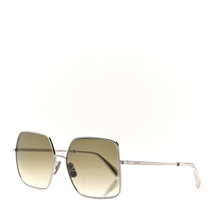 Celine Oversized Square Metal Sunglasses Gold 1 of 7