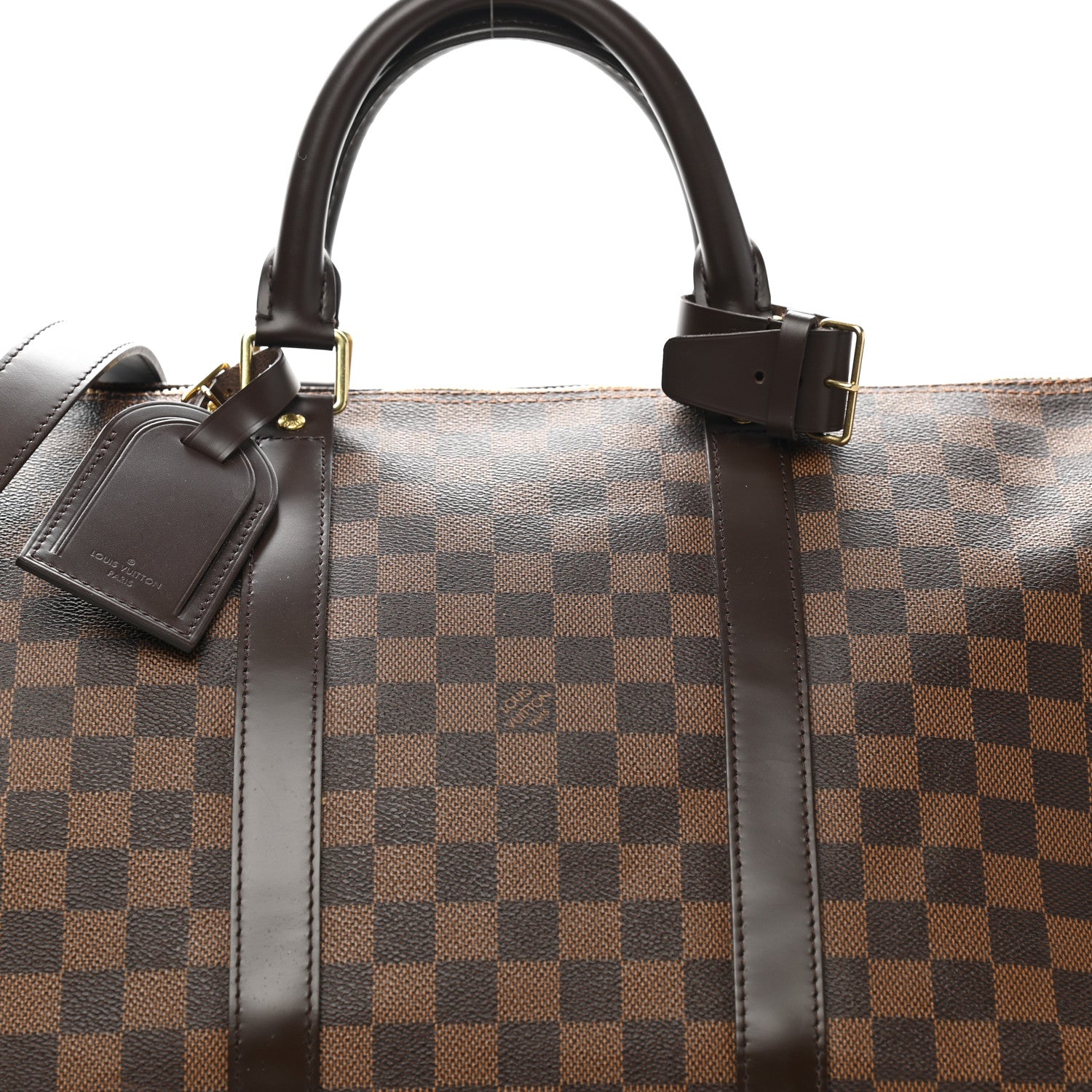 Louis Vuitton Damier Ebene Keepall Bandouliere 55 8 of 12