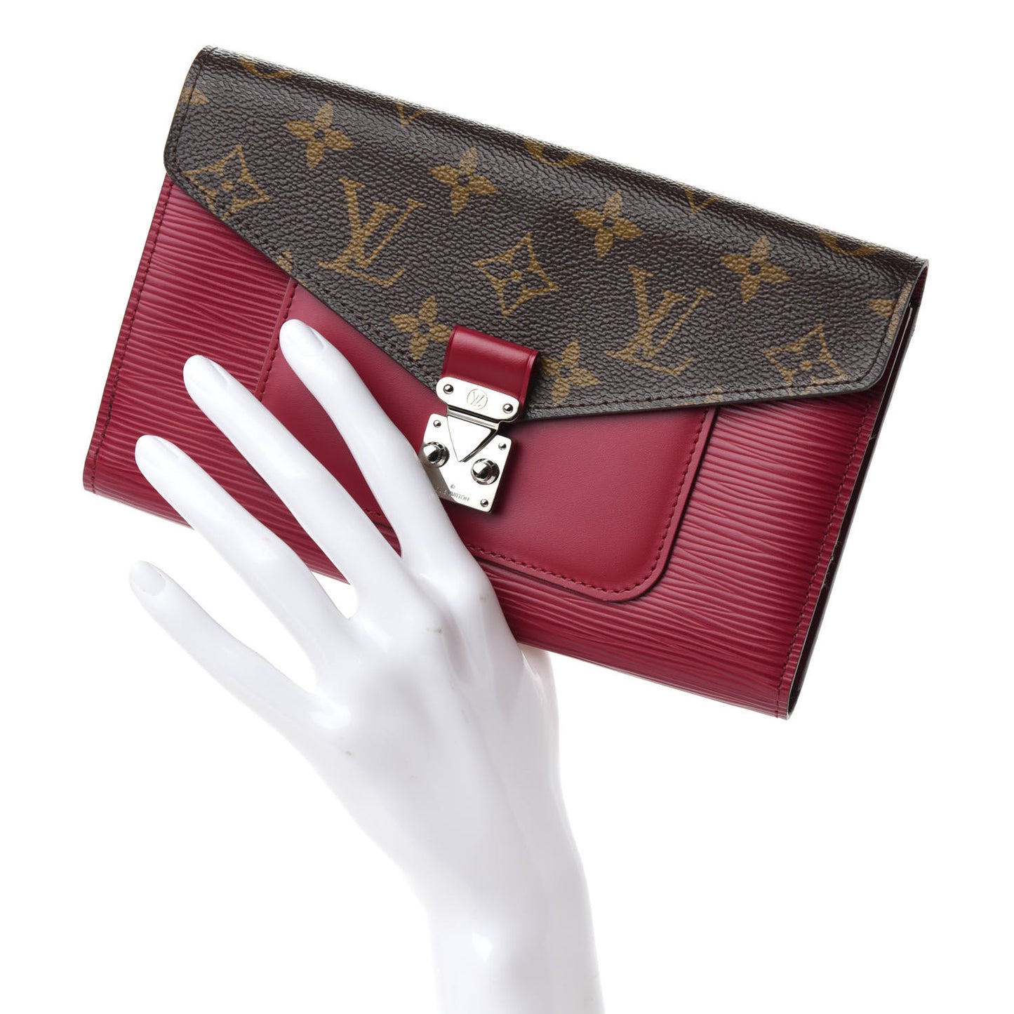 Epi Monogram Marie Rose Wallet Fuchsia