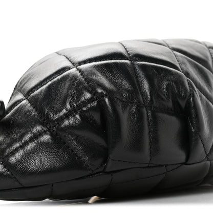 Chanel Lambskin Quilted Waist Bag Fanny Pack Black 9 of 11