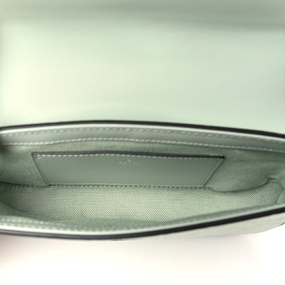 Gucci Calfskin GG Super Mini Shoulder Bag Pale Green 5 of 11