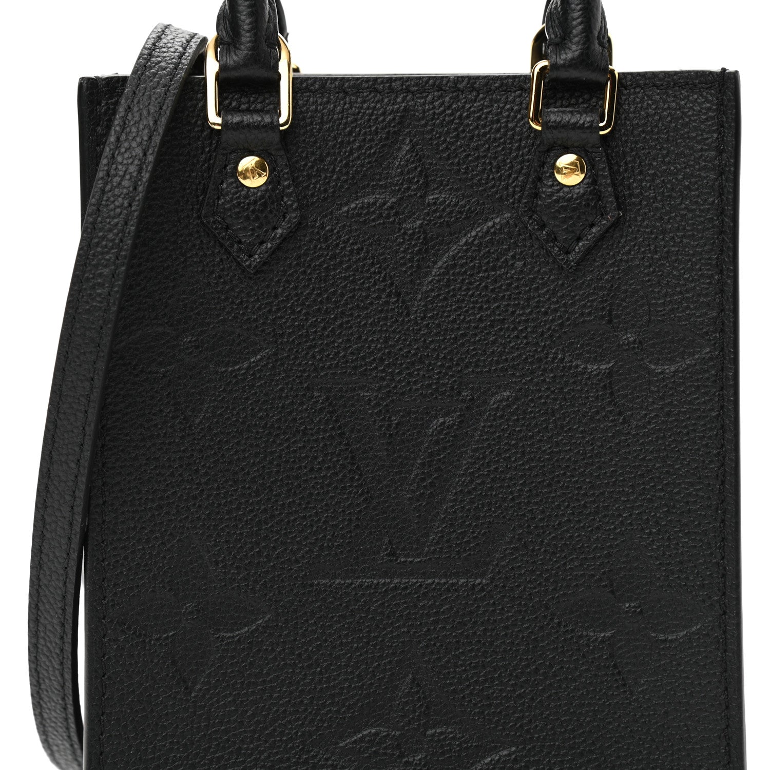 Louis Vuitton Empreinte Monogram Giant Petit Sac Plat Black 7 of 9