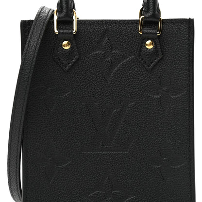 Louis Vuitton Empreinte Monogram Giant Petit Sac Plat Black 7 of 9