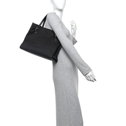 Fendi Zucchino Vitello Shopping Tote Brown 2 of 17