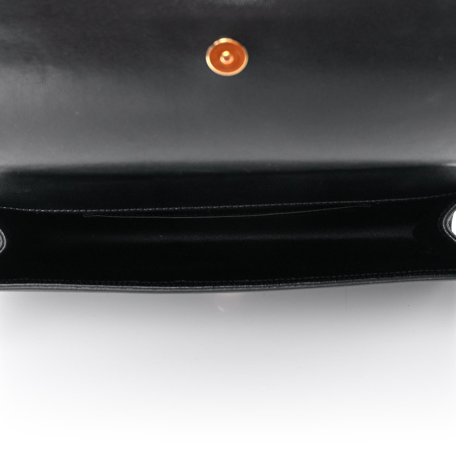 Saint Laurent Calfskin Monogram Large Belle De Jour Clutch Black 5 of 9