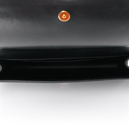 Saint Laurent Calfskin Monogram Large Belle De Jour Clutch Black 5 of 9