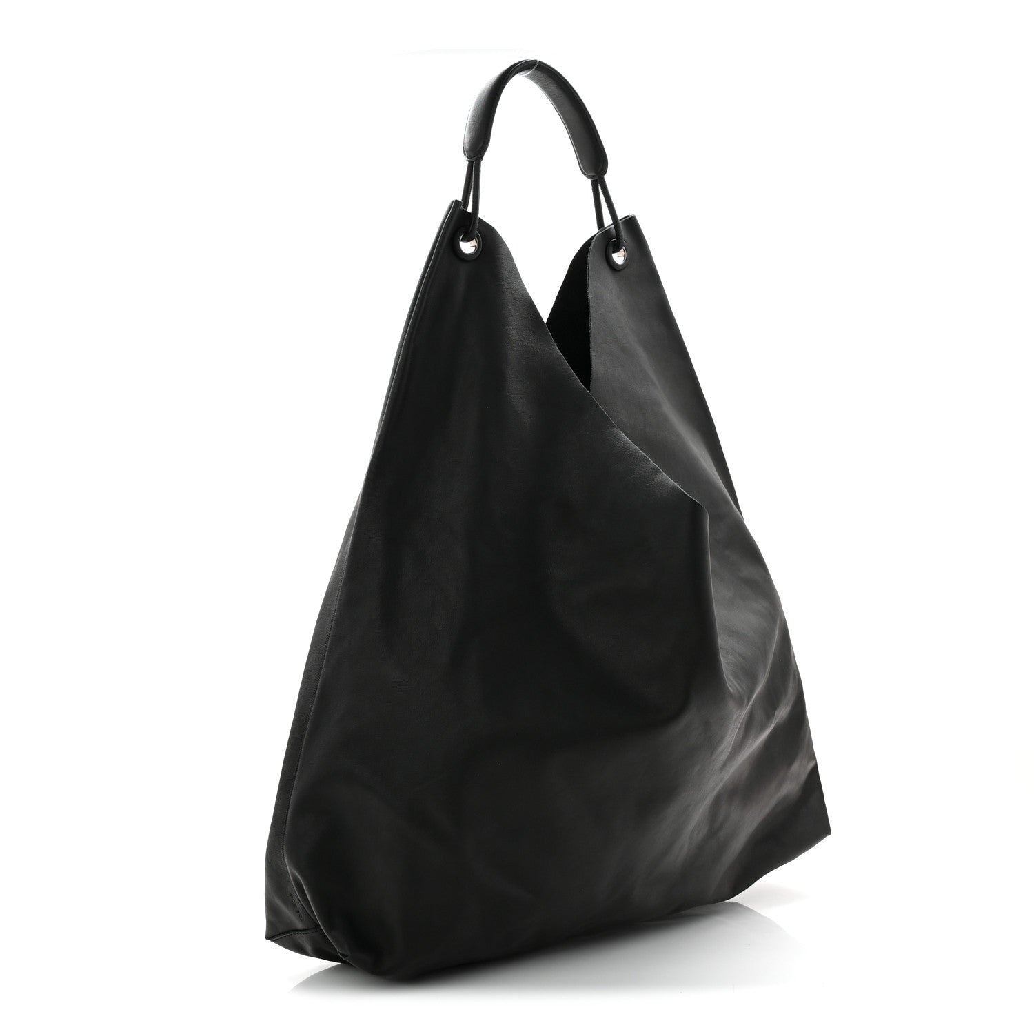 The Row Lambskin Bindle Three Bag Black 4 of 10