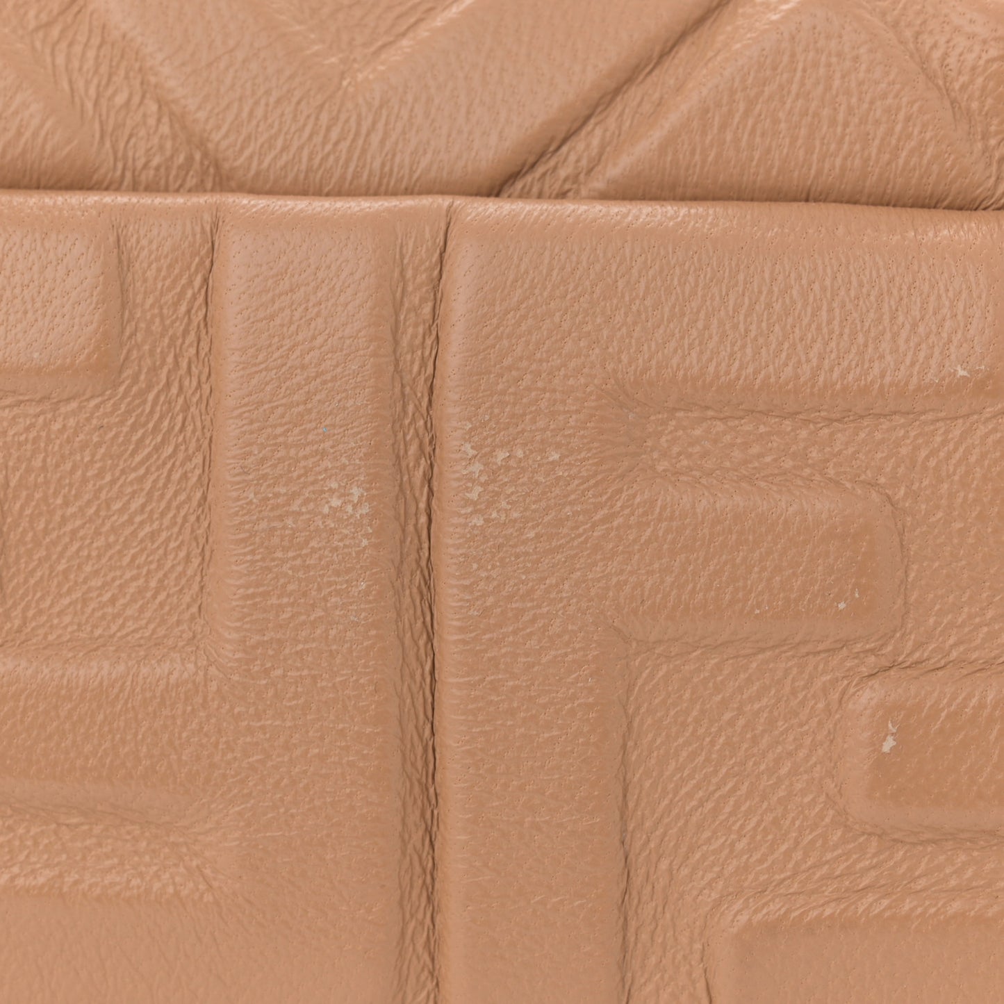 Nappa FF 1974 Embossed Baguette Miele Scuro