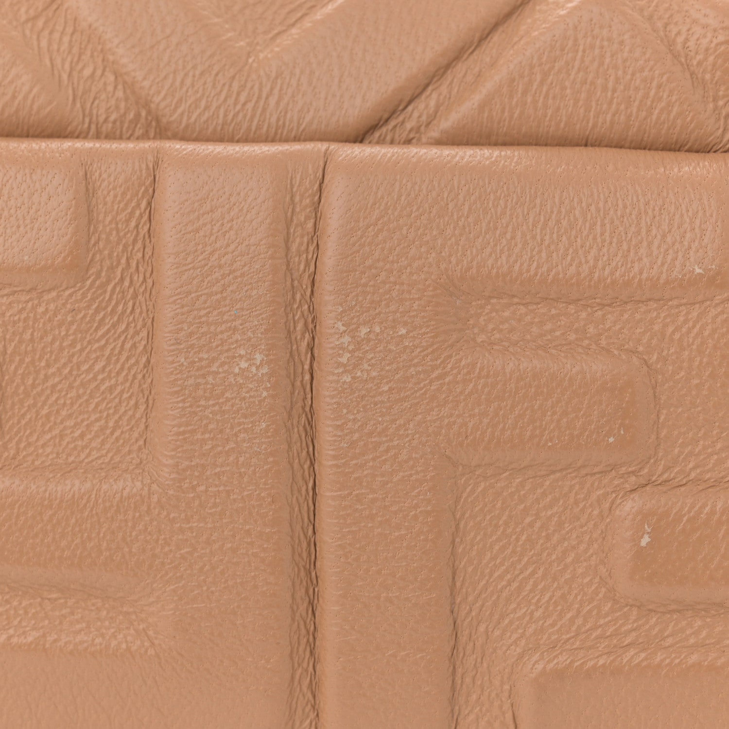 Fendi Nappa FF 1974 Embossed Baguette Miele Scuro 12 of 12