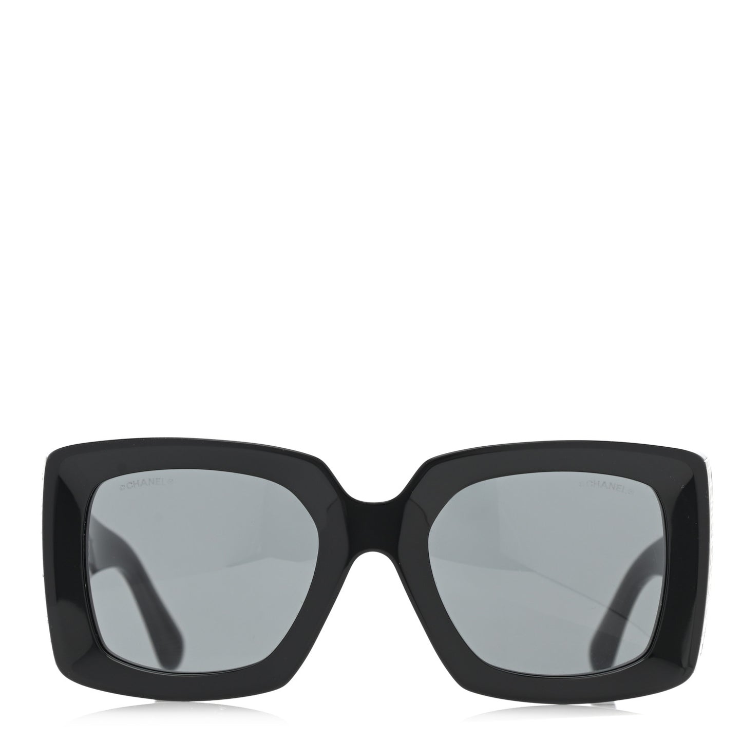 Acetate Rectangle Sunglasses 5435 Black