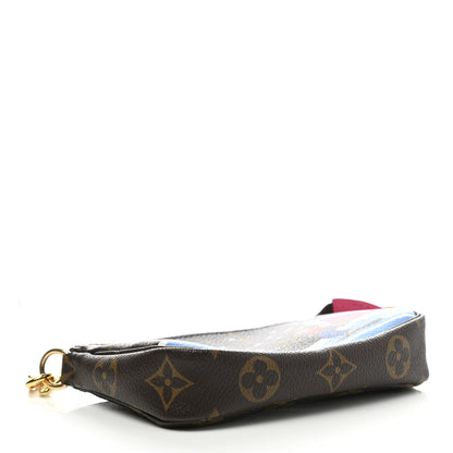 Louis Vuitton Monogram 2018 Christmas Animation Mini Bears Pochette Accessories 4 of 7
