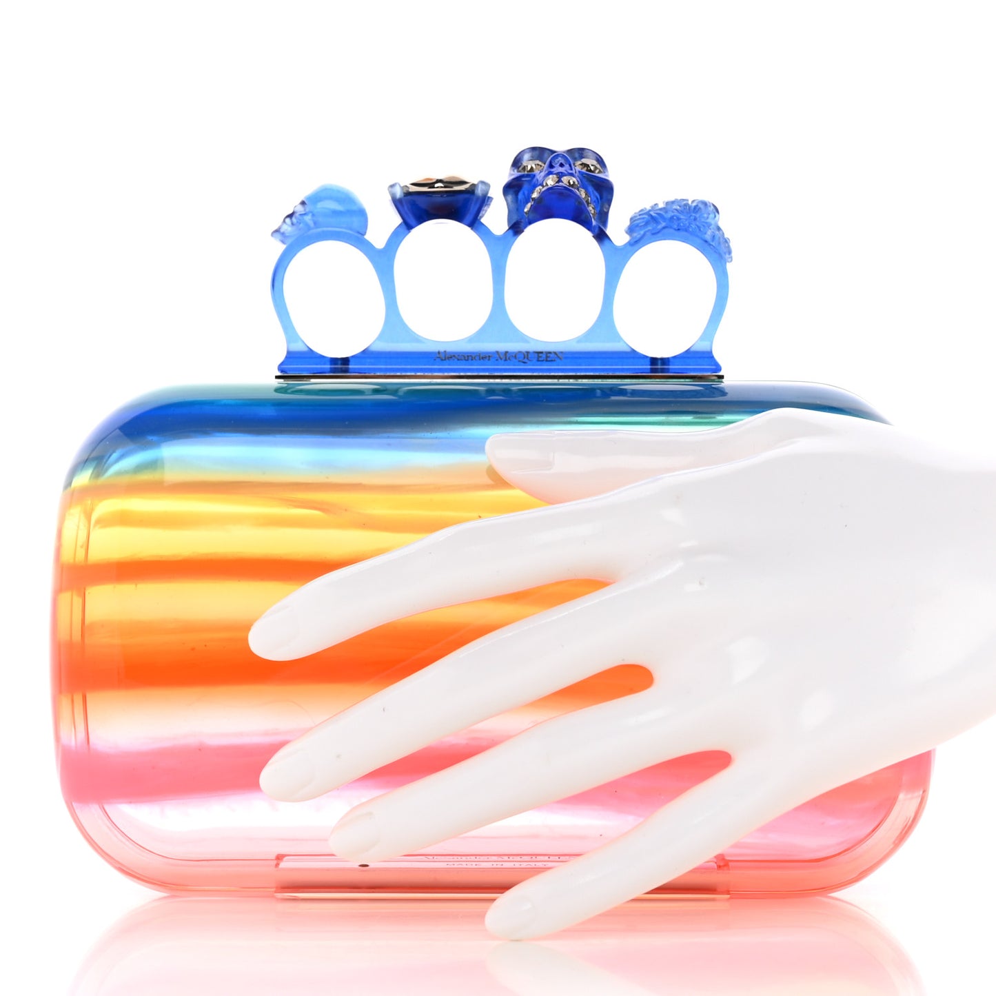 Resin Knuckle Clutch Multicolor