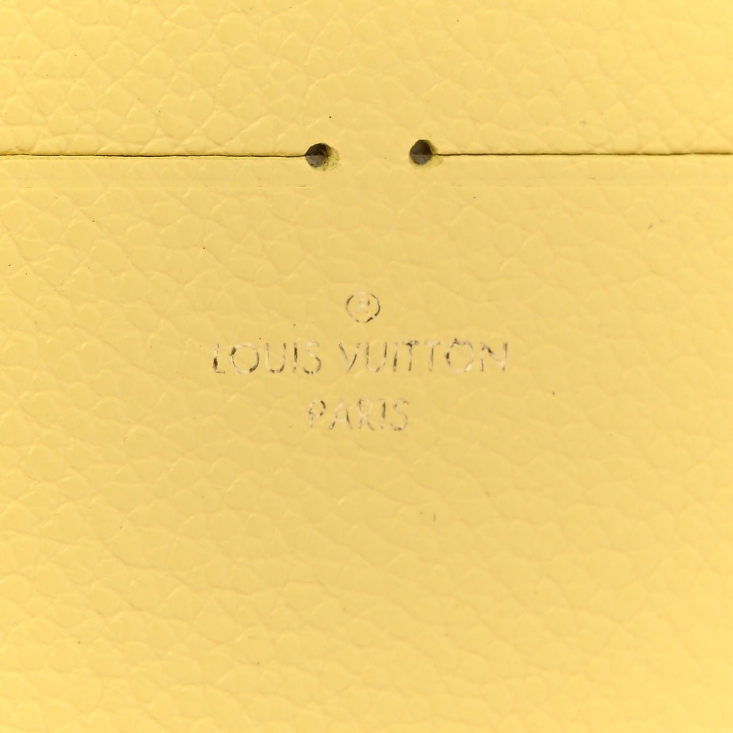 Calfskin Felicie Card Holder Insert Yellow